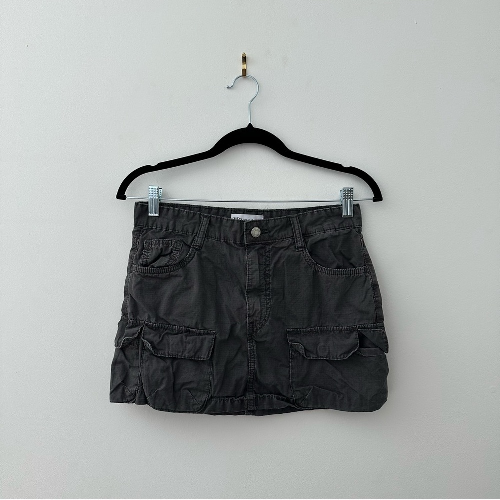 zara cargo skirt